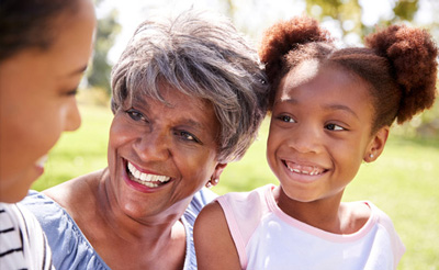 A happy family spends time together, free of worry about final expenses